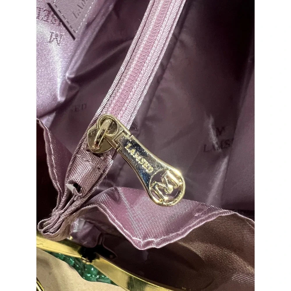 Lamsed satchel handbag
